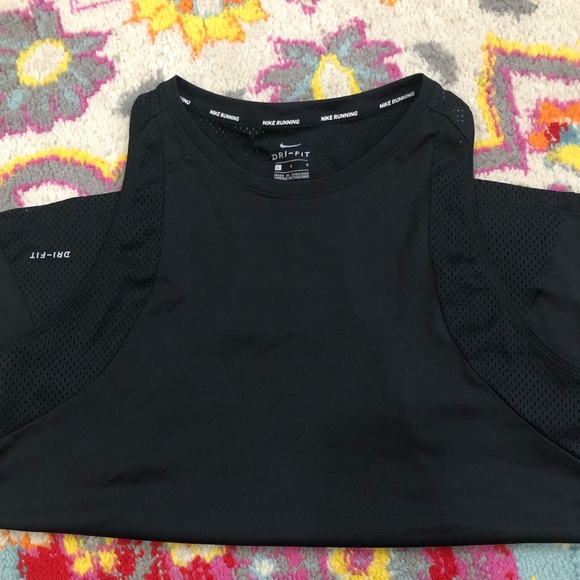 Nike Dri-Fit Workout Tank w/ Mesh Panel - Picture 1 of 3